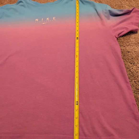 Brand New With Tags Ladies Nike Blue and Purple Oversized Fit T-Shirt Size XL - Picture 9 of 10